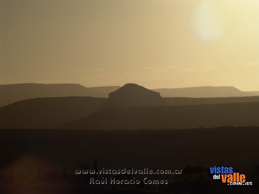 Tarde ventosa sobre las bardas